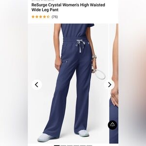 Resurge High Waisted Wide Leg Scrubs